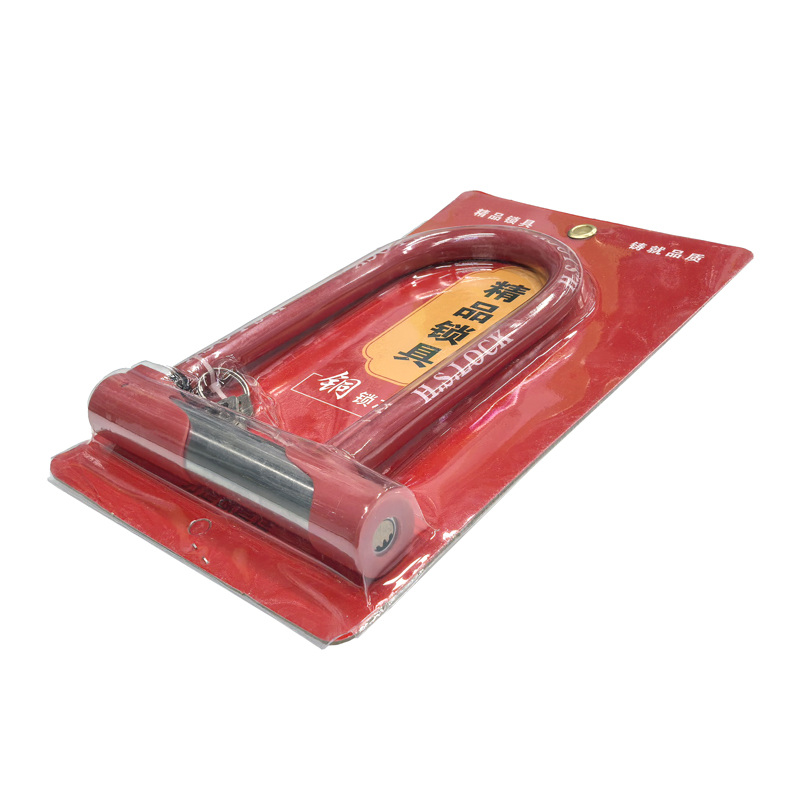 Ss-705 Bicycle U-shaped lock Glass door Shop lock Electric bike Thickened and hardened shear-resistant lock U-shaped motorcycle anti-theft lock Application Scenario