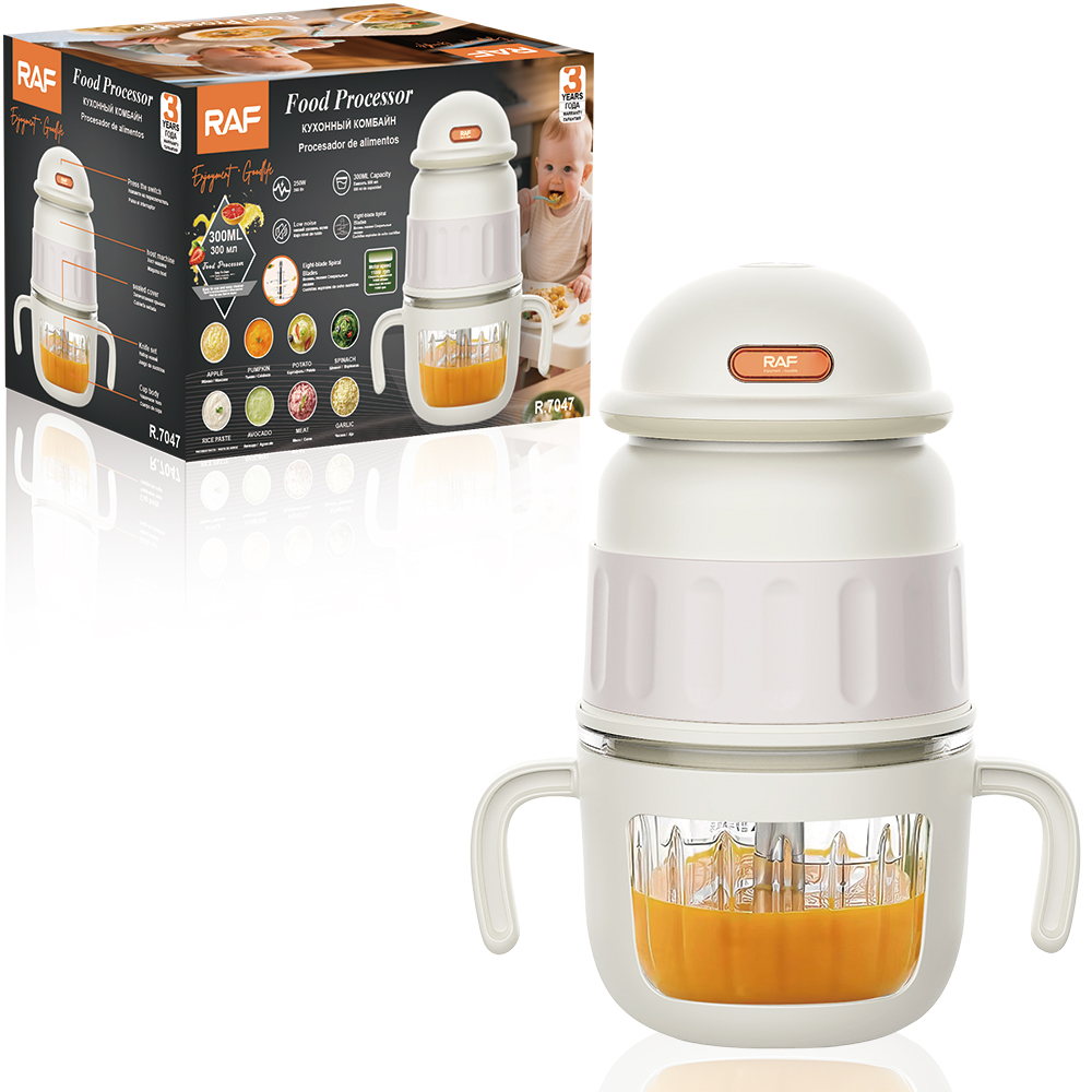 RAF European standard cross-border baby food machine, home baby food processor, meat grinder, multi-functional blender Item Picture