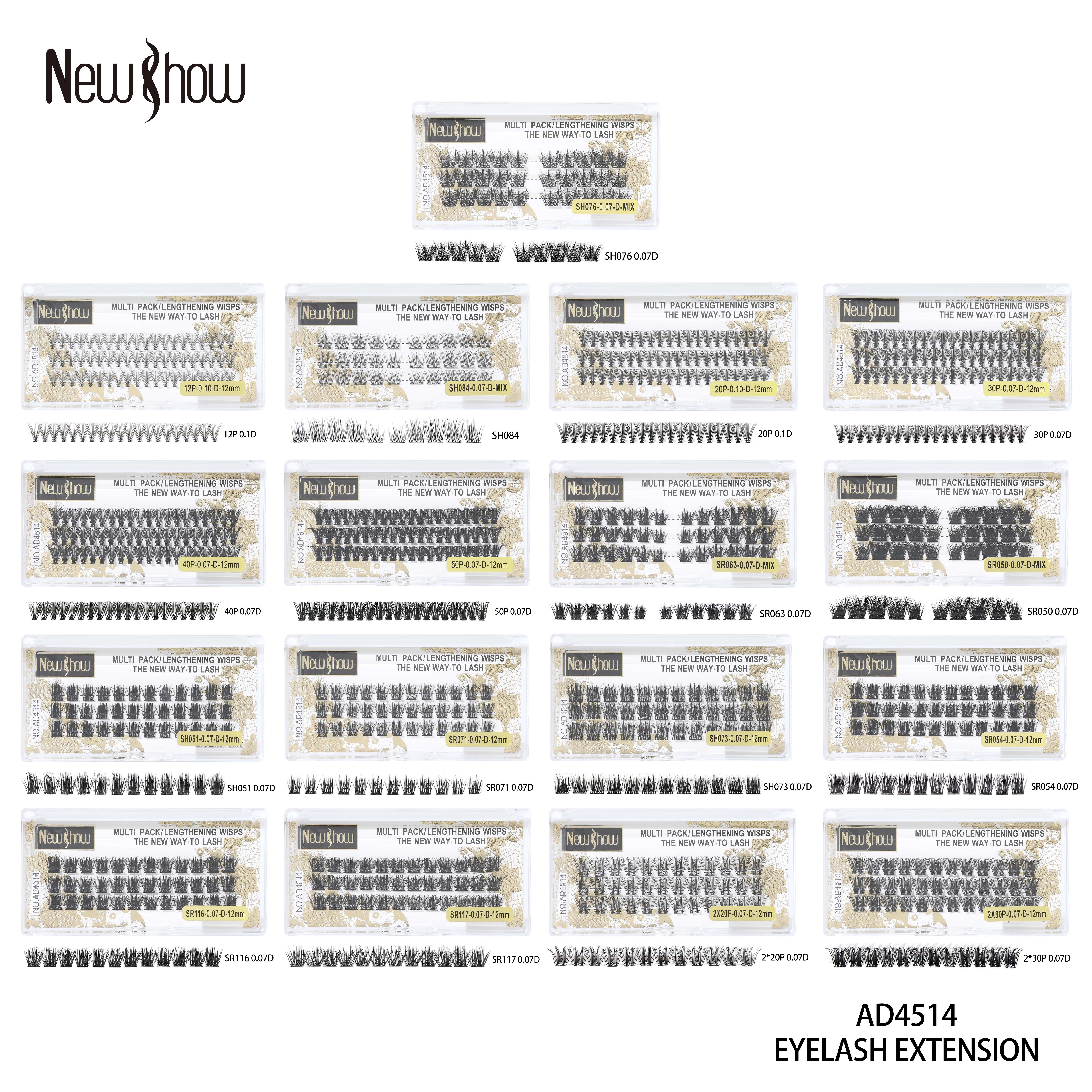 NEW SHOW False eyelashes new show Factory Self-sells DIY eyelash extension sets Item Picture