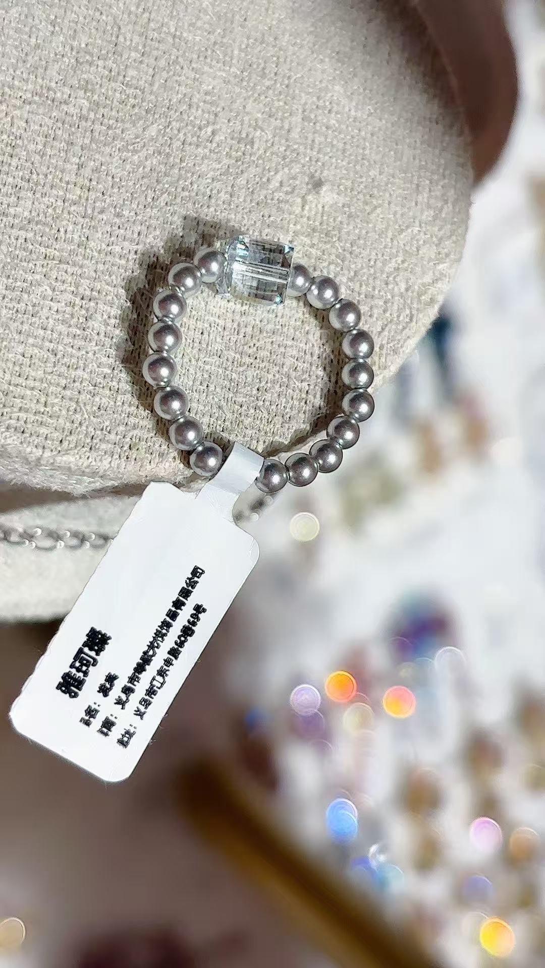 Silver bead bracelet combined with fragrant bead amethyst lotus bracelet