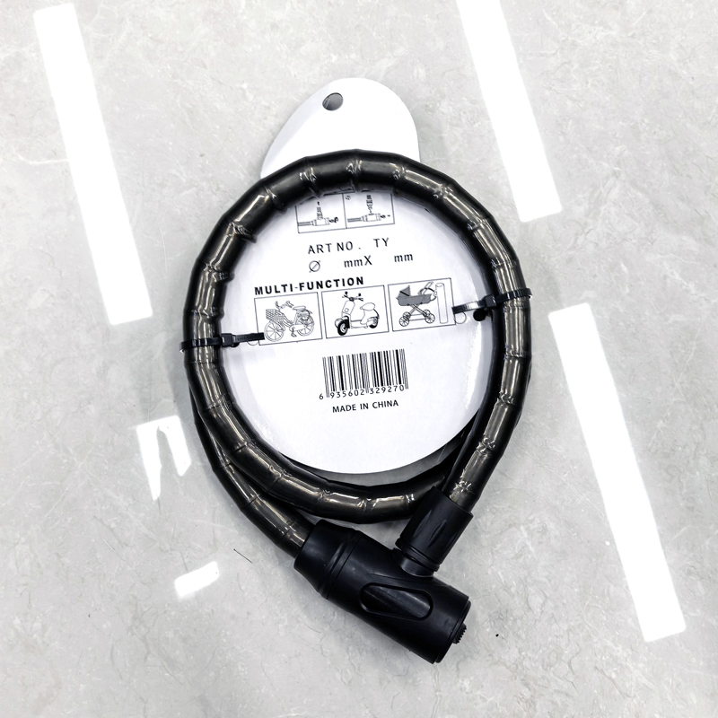 240961 mountain bike joint lock, electric motorcycle steel cable lock, bicycle chain lock, store door anti-theft lock Application Scenario