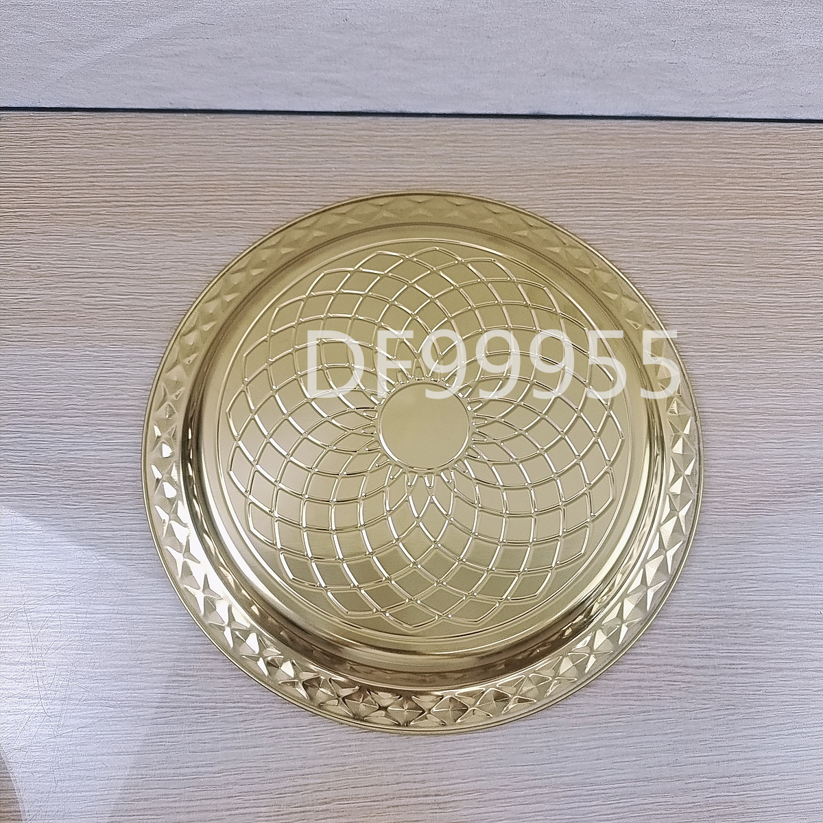 DF68200 stainless steel pot set, light luxury and retro, with a lid, patterned diamond lid, tribute plate, embossed lid, stainless steel lid set, DF TRADINGHOUSE Specification image