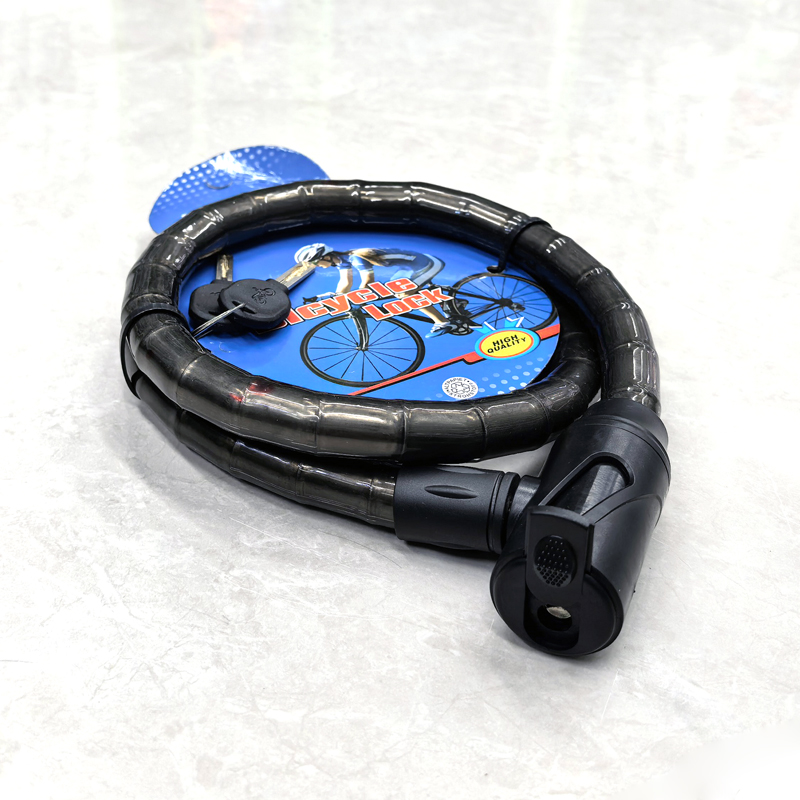240961 mountain bike joint lock, electric motorcycle steel cable lock, bicycle chain lock, store door anti-theft lock details Picture