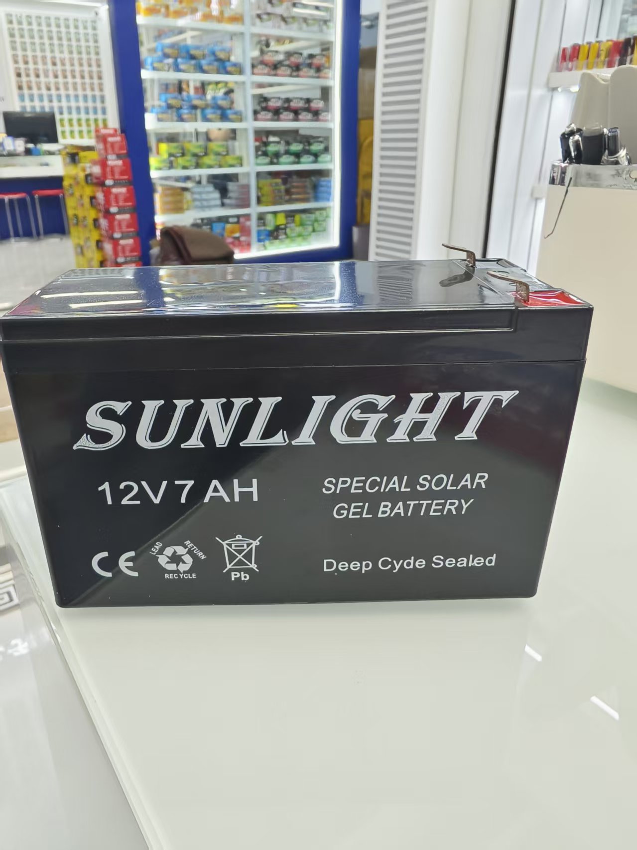 12V7AH gel lead-acid battery access control UPS backup power supply solar energy storage battery details Picture