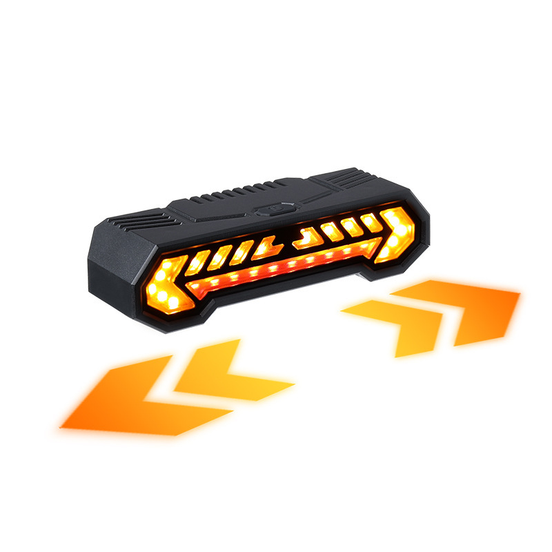 LY 5515 Remote Control Projection Turn Signal Light, USB charging bicycle Remote Control Turn signal light, Bicycle wireless Remote control Taillight, Mountain Bike Riding Light, Safety Warning light Item Picture