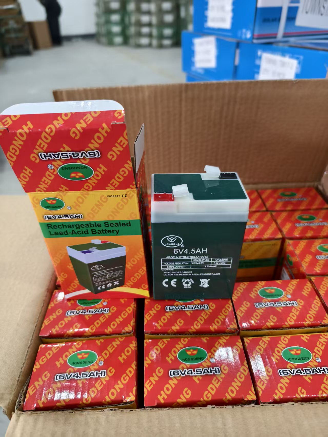 4V6AH sealed lead-acid battery electronic scale strong light flashlight maintenance-free rechargeable battery details Picture