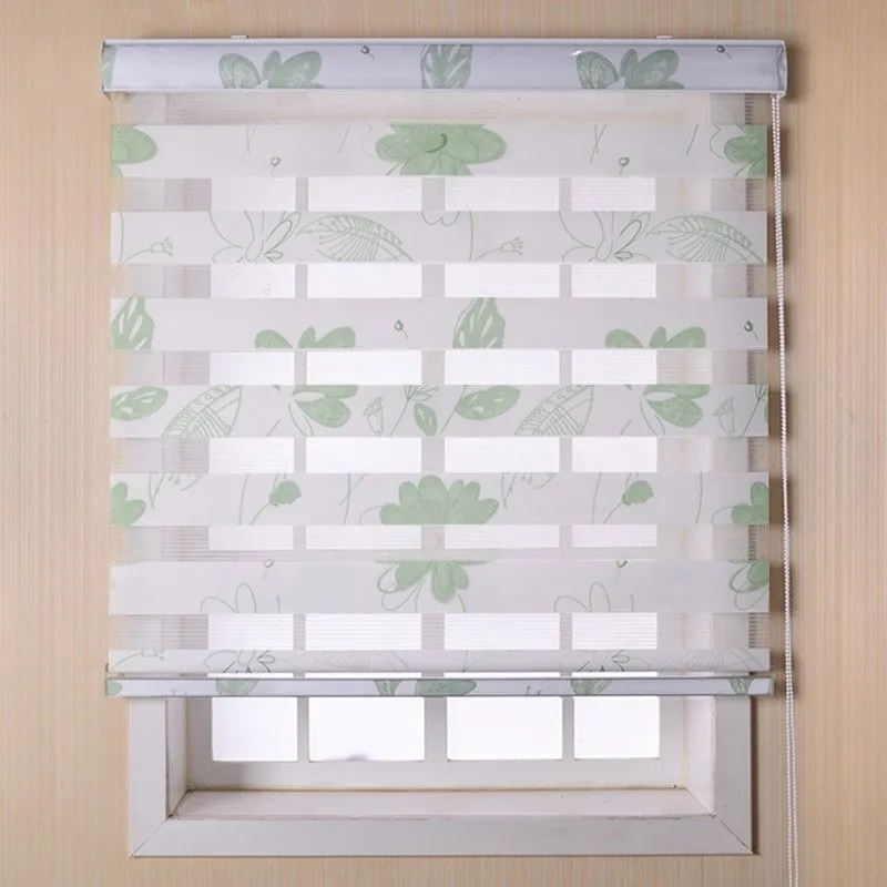 Blackout curtains, window screens and accessories, finished window screens with tracks, day-night dual-purpose soft gauze curtains, zebra curtains detail image 13