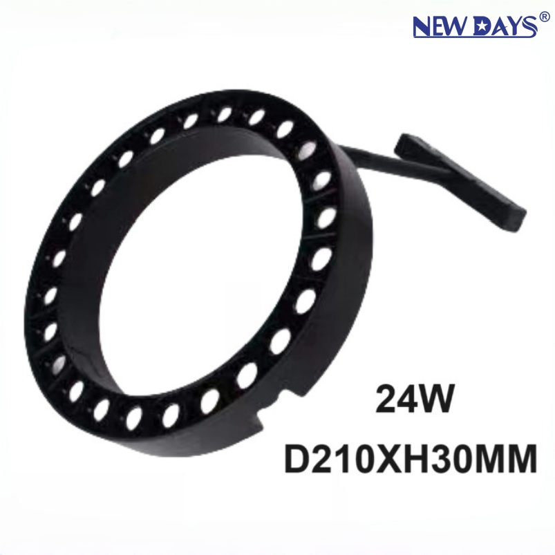 مصابيح دائرية من طراز LED مأخوذة من طراز Newdays عابرة للحدود لمصابيح ماصة مغناطيسية دائرية من طراز LED، ومصابيح من طراز DC48V مدمجة، ومصابيح مدارية لمصابيح إنارة ذات كفاءة في استخدام الطاقة Item Picture