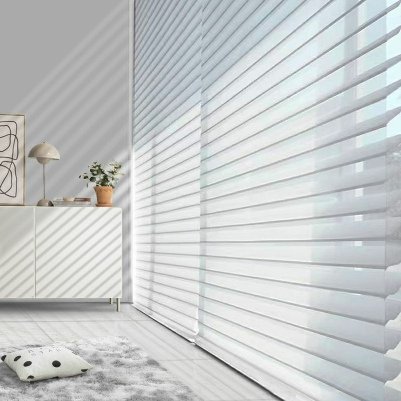 Shangri-la blinds, blackout curtains, window screens and accessories, finished window screens with tracks, day and night curtains detail image 2
