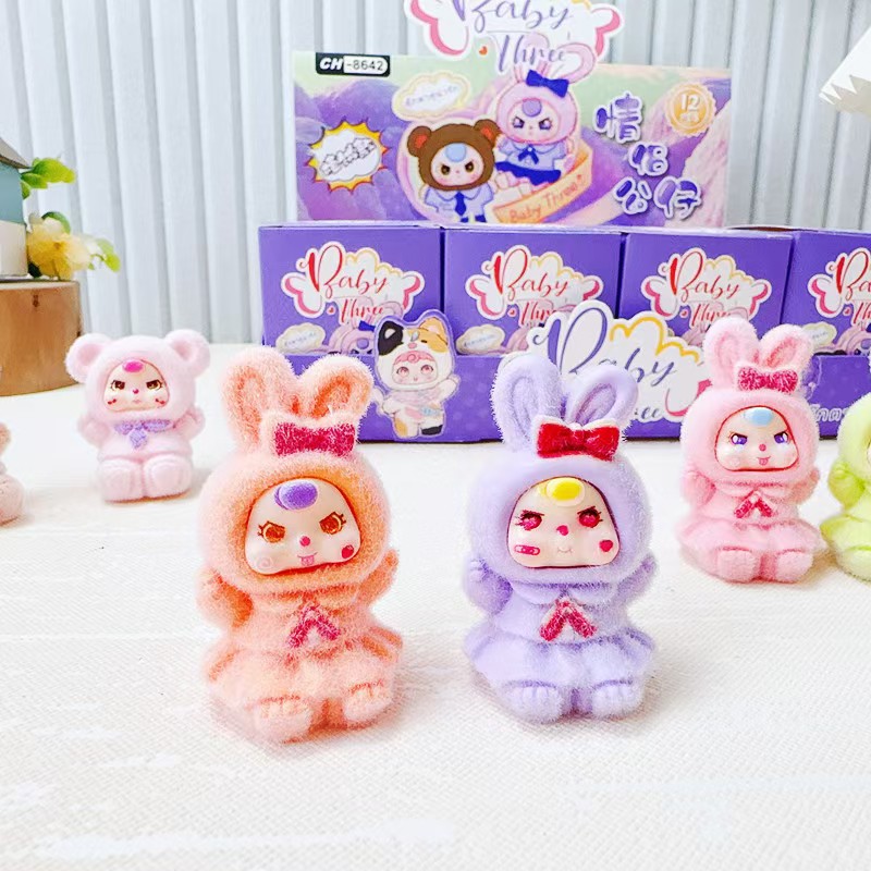 Cartoon plush couple dolls, blind boxes, cute figurines, desktop decorations, small ornaments, toys Application Scenario