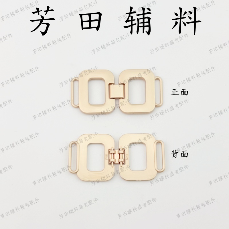 全长70mm雾金色合金链条服装辅料箱包配件 details Picture