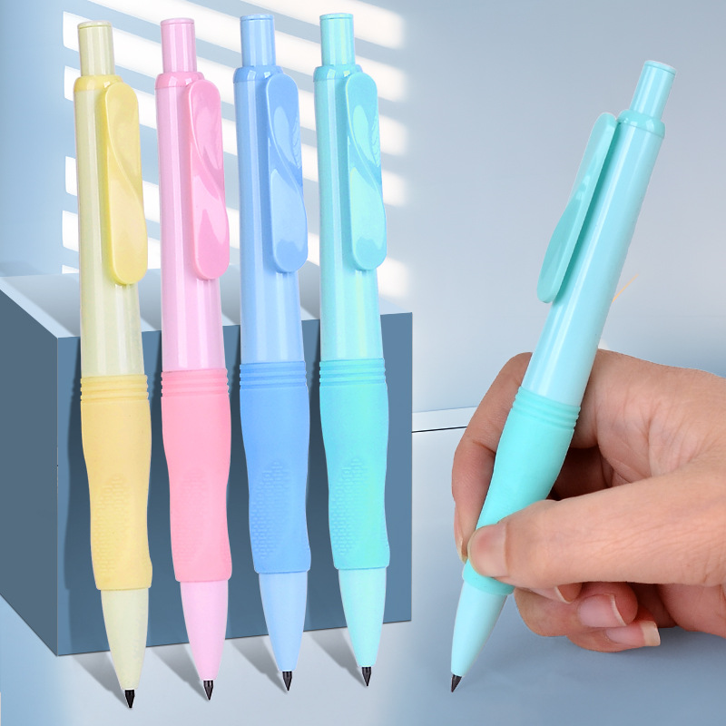 Blueprint New Correct Posture Activity Pencil Dolphin Correction Grip Mechanical Pencil 2.0, Primary School Students' calligraphy practice pencil details Picture