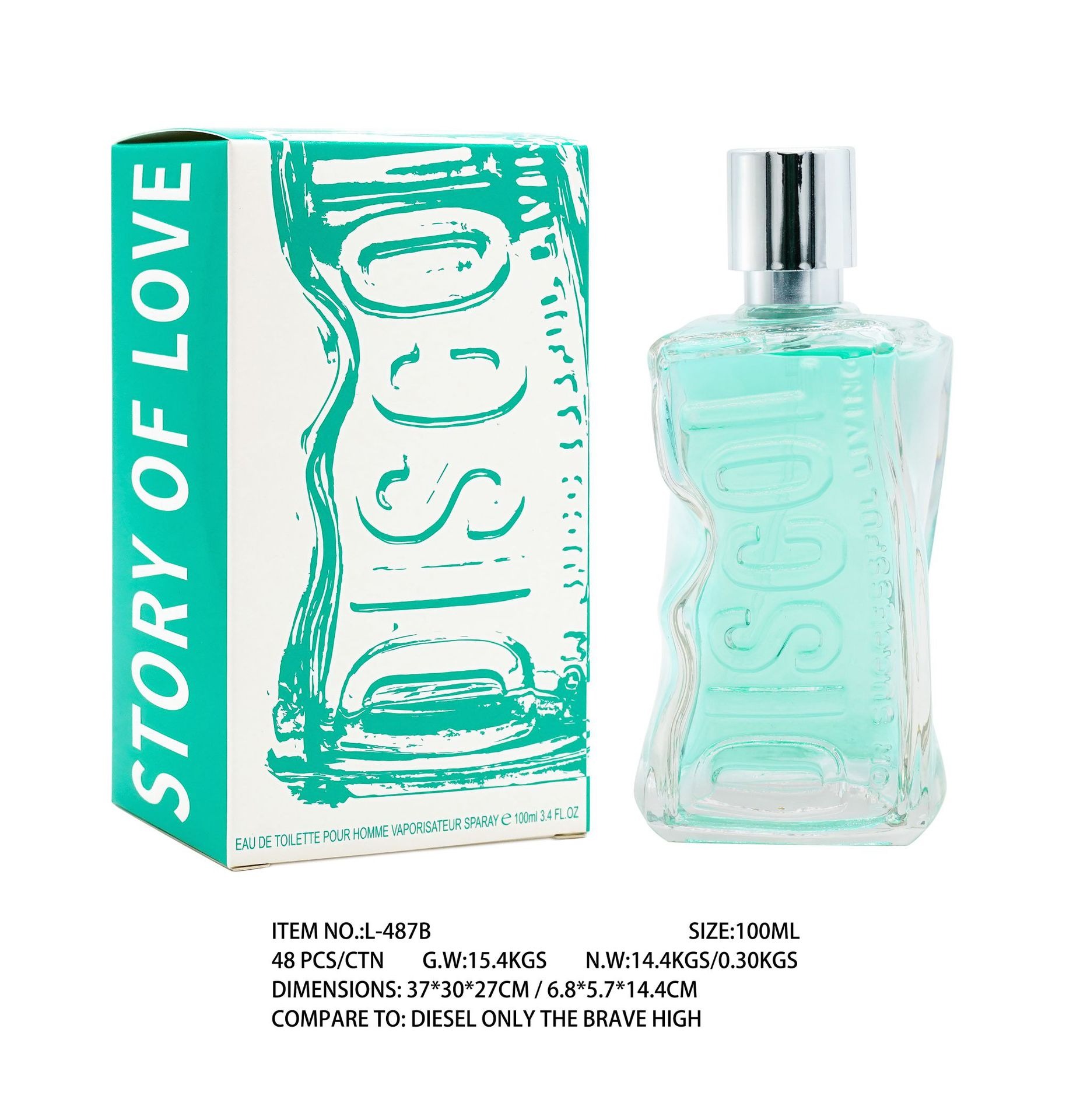 Men's unisex perfume, Women's fragrance, Fearless Warrior, European and American export, Arab, Vietnamese supply, 100ml Application Scenario