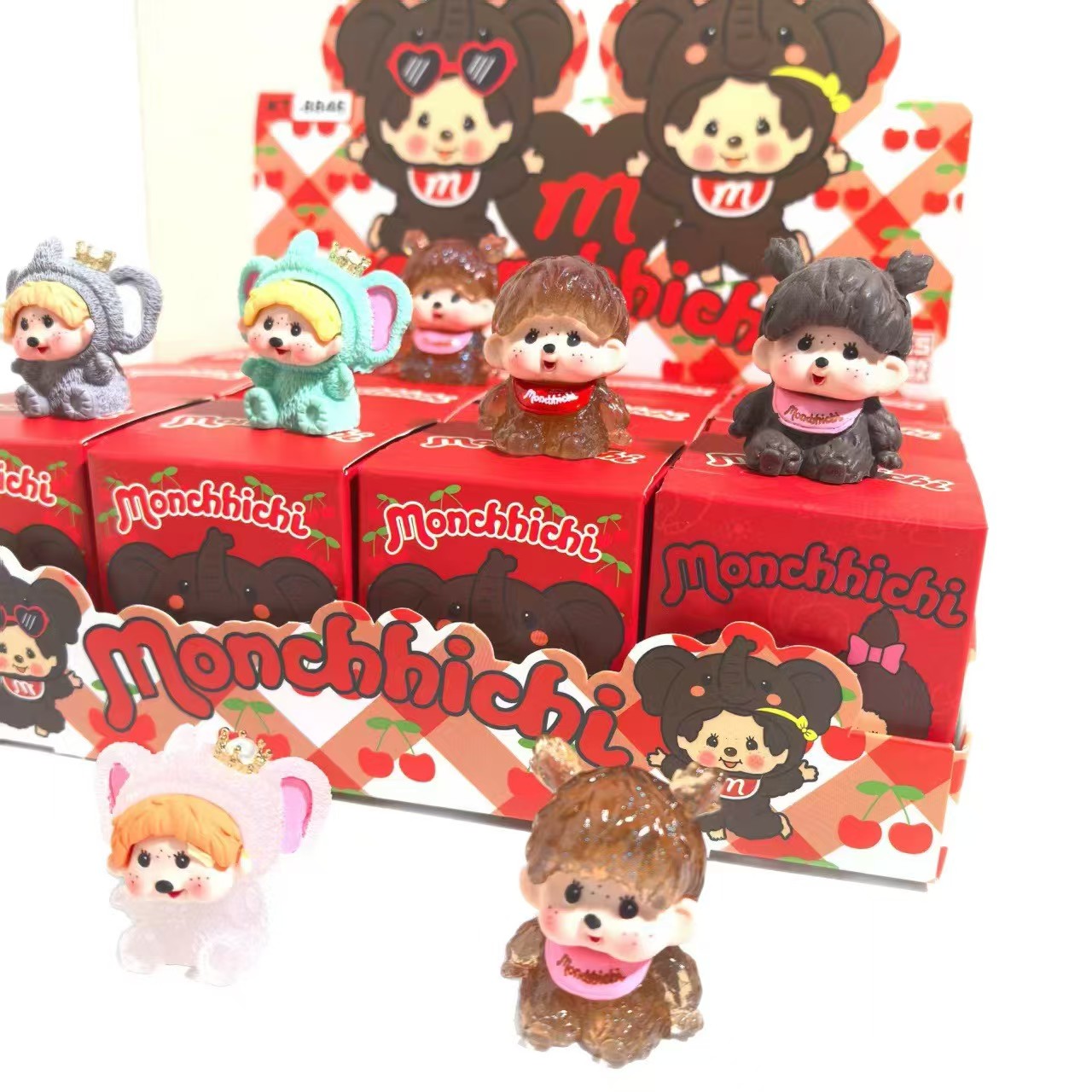 Elephant Mengqiqi Cute Grain Blind Box Creative trendy toy decoration cartoon cute doll decoration Application Scenario