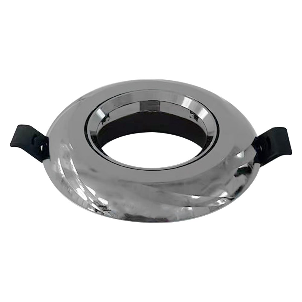 Silver metal downlight base, electrical downlight installation base, suitable for LED downlights
