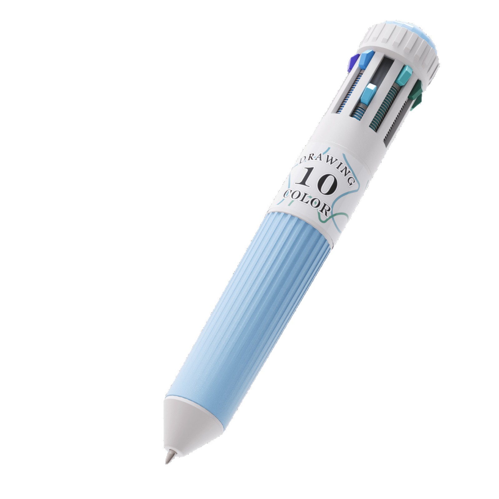 قلم الكرتون المجفف المتعدد الألوان لرسوم الطلاب BP100 من الفاكهة الزرقاء Item Picture