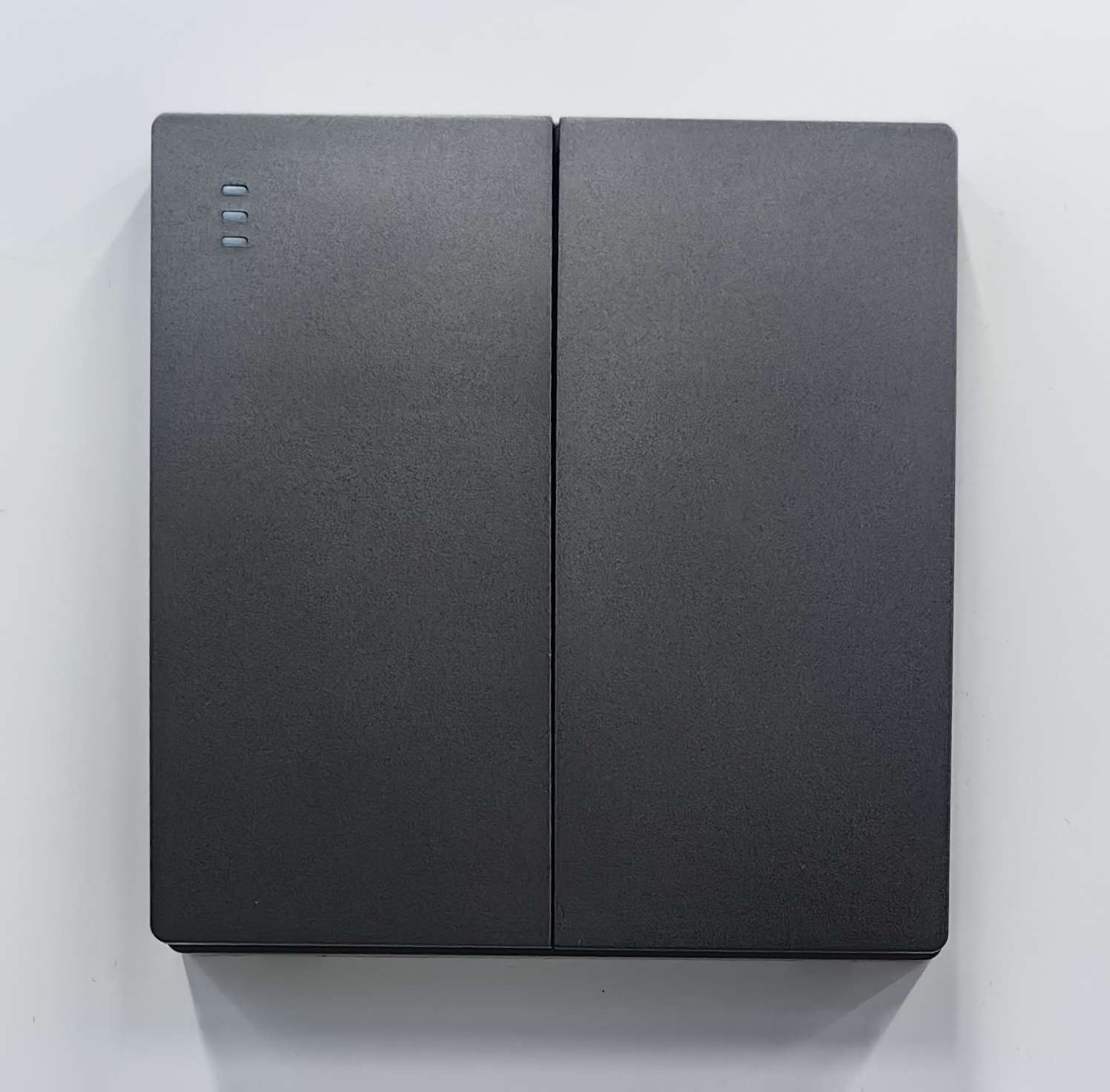 T2金/灰双联开关面板 家用墙壁开关 出口专供二开单控/二开双控 Item Picture