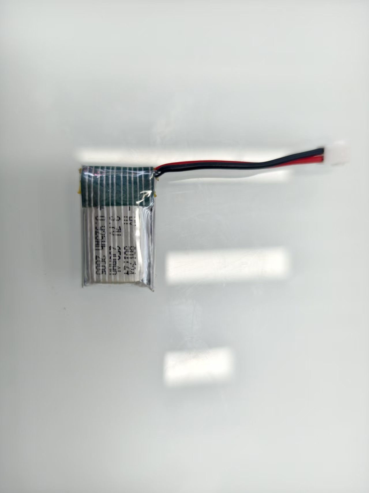 801724-250mah  加保护板加端子线3.7V 无人机玩具汽车聚合物锂电池