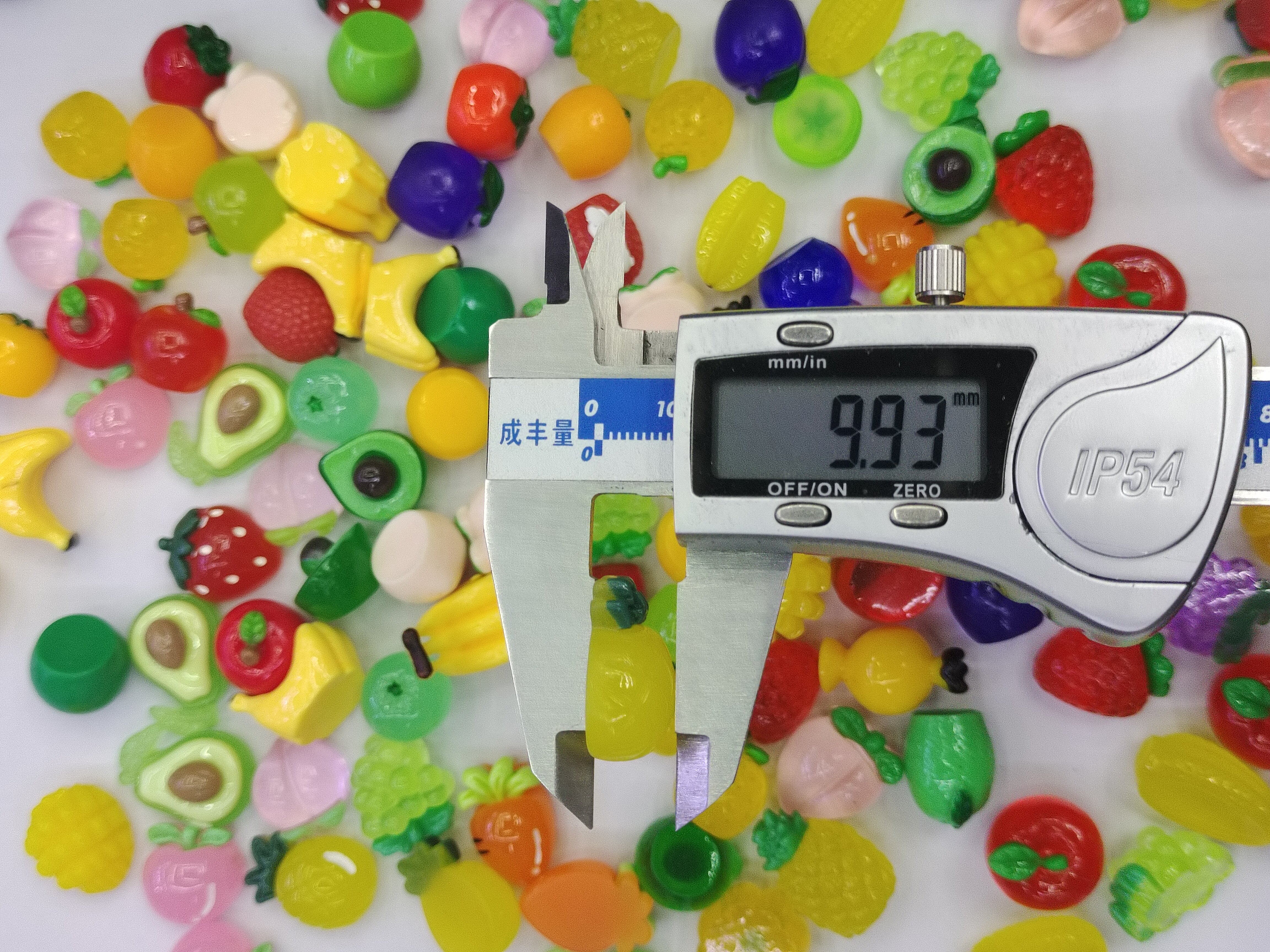 Colorful fruit-shaped handmade DIY jewelry accessories, mobile phone chain accessories Item Picture