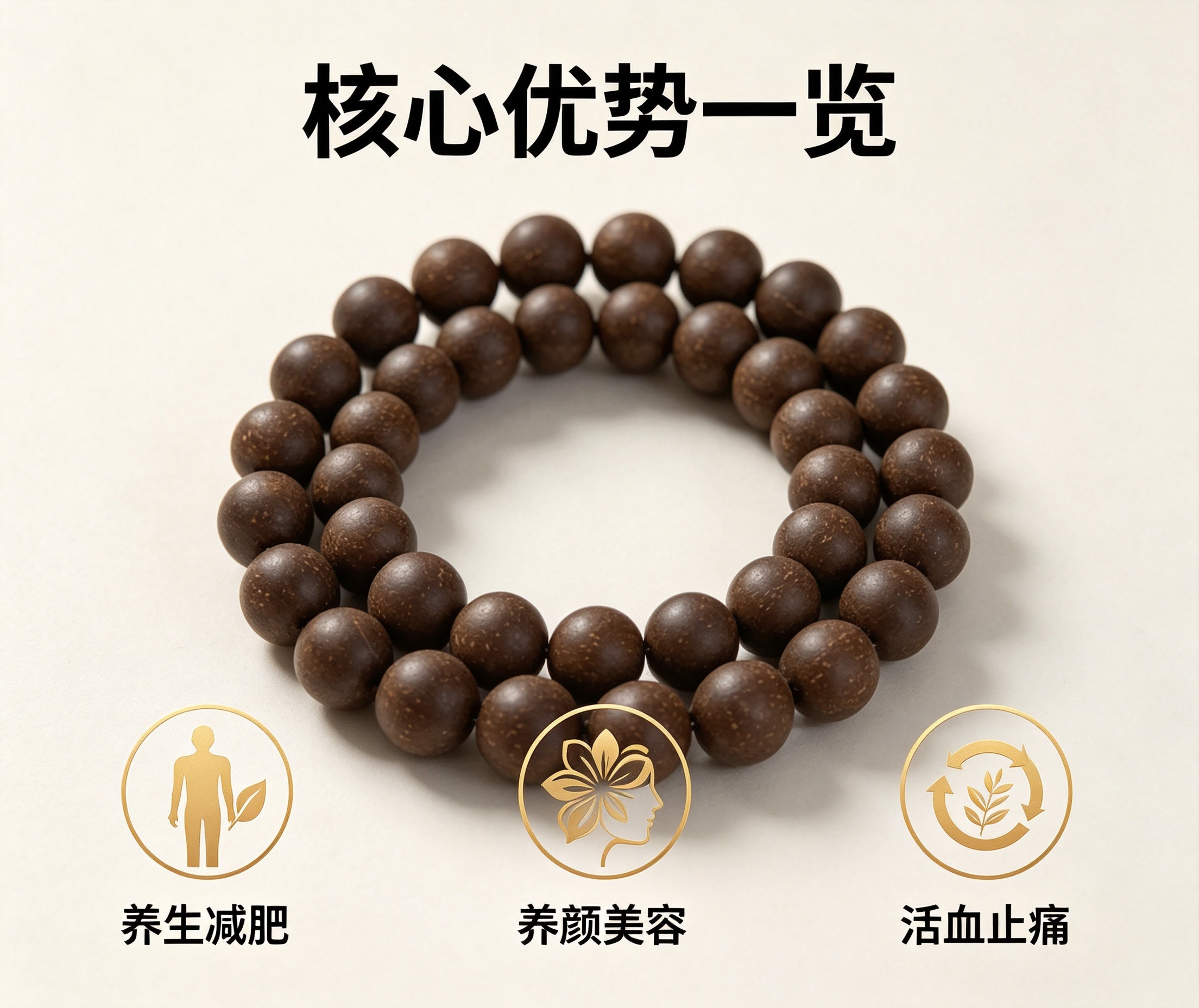 Intangible cultural heritage Ancient Medicinal Incense beads, natural medicinal incense bracelet, Buddhist prayer bead bracelet, incense bead cultural play bracelet, Yaoxiangge 1.0 Xiji Pill bracelet Y2600203 pic 2