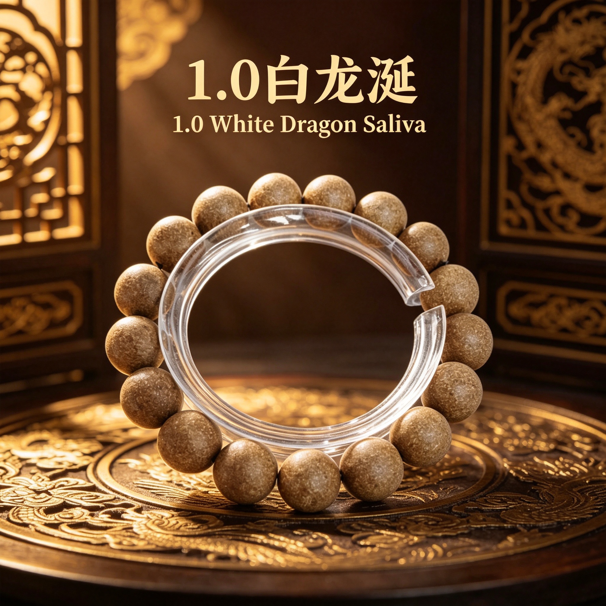  非遗古法药香珠天然药香手串佛珠手链香珠文玩手串 瑶香阁 1.0白龙涎手串Y2600226详情1