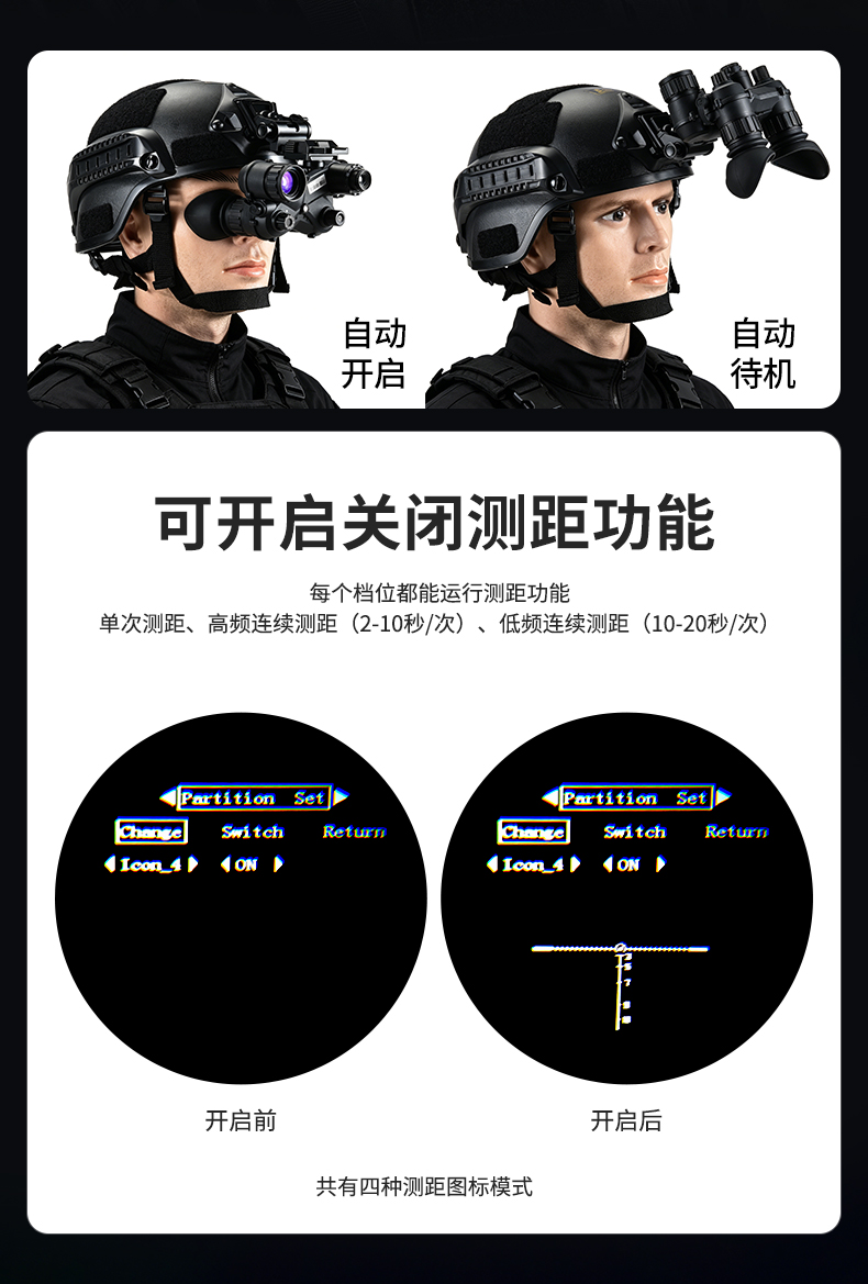 双目单筒头戴折叠夜视仪红外融合微光夜视仪夜间侦测红外融合微光详情14
