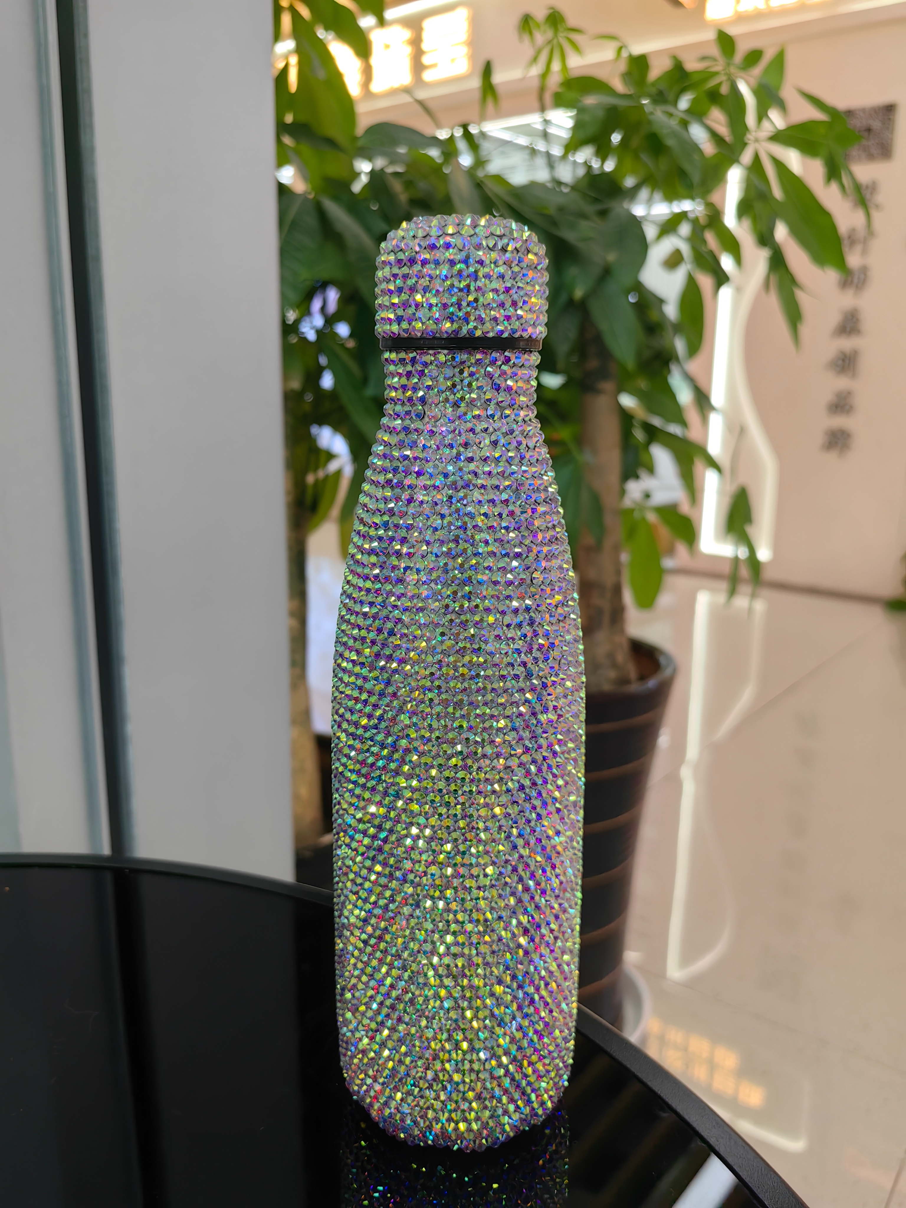 闪亮水杯不锈钢高颜值保温杯折叠水杯