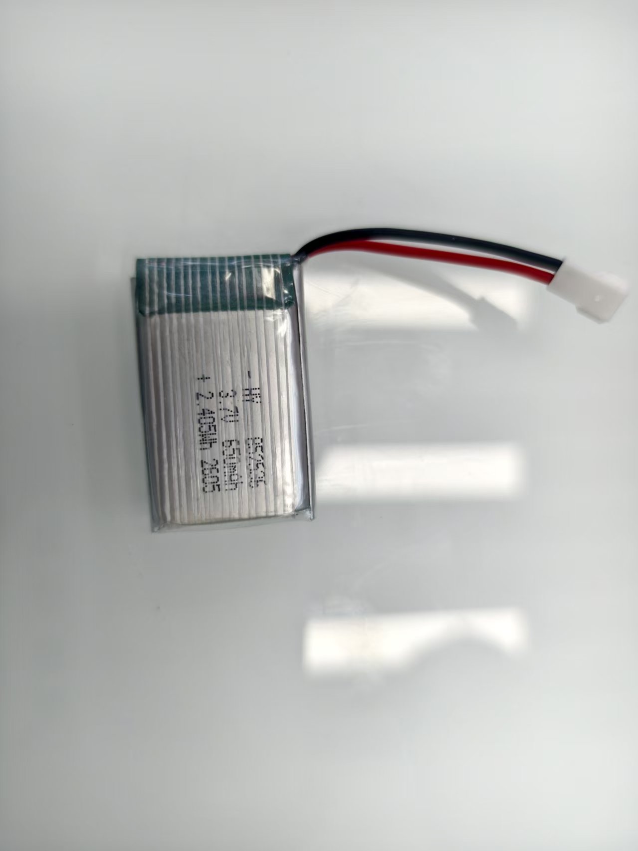852536-650mah 加保护板加端子线3.7V 无人机玩具汽车锂电池