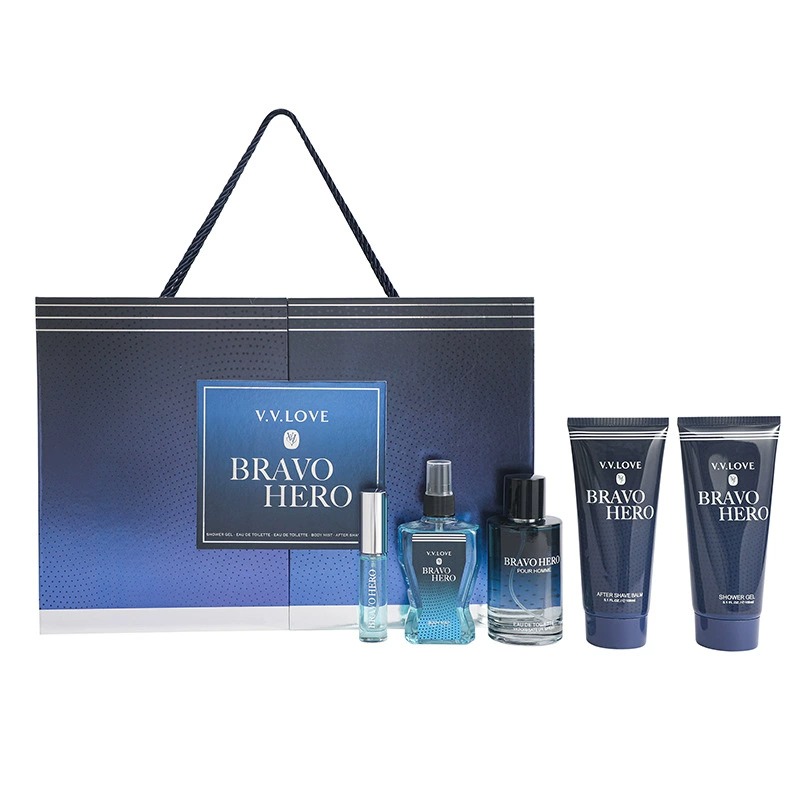 perfumes set Export Men's Holiday Gift Box Fragrance Five-piece Set Woody Eau de Toilette wholesale Item Picture