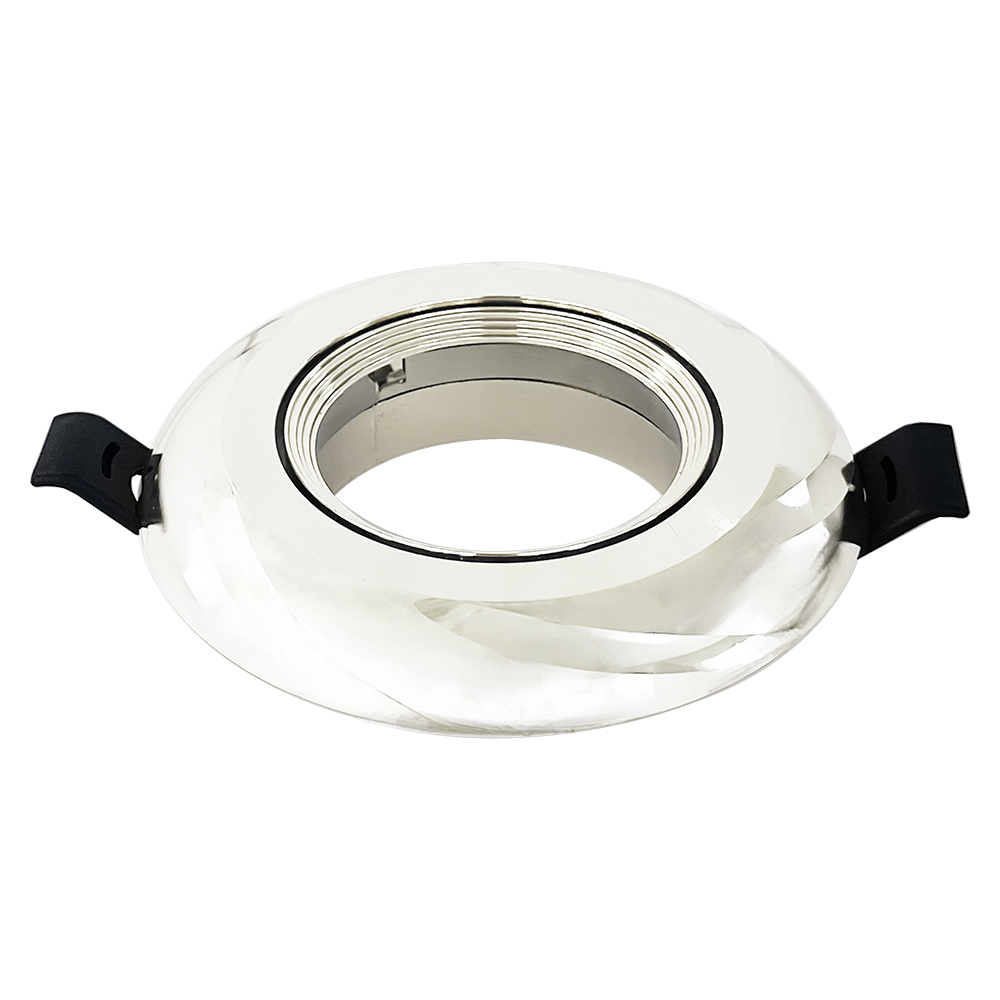 Silver metal downlight base, electrical downlight installation base, suitable for LED downlights Specification image