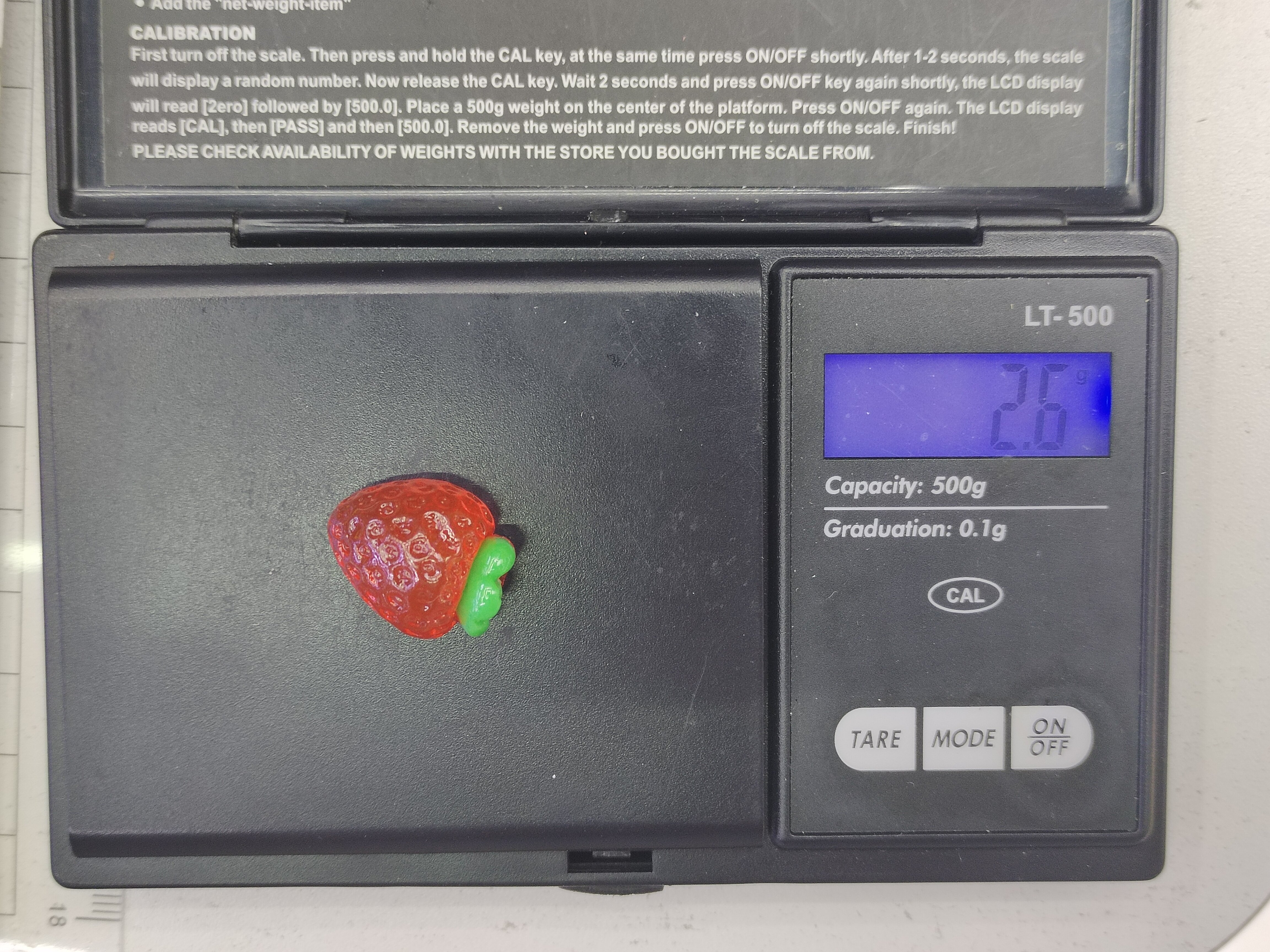 Colorful fruit-shaped handmade DIY jewelry accessories, mobile phone chain accessories Specification image