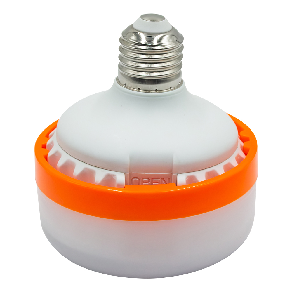 White LED light-emitting disc bulb with an orange ring details Picture