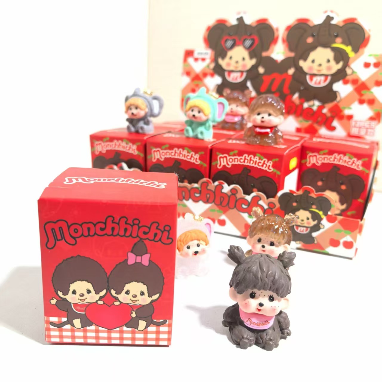 Elephant Mengqiqi Cute Grain Blind Box Creative trendy toy decoration cartoon cute doll decoration details Picture