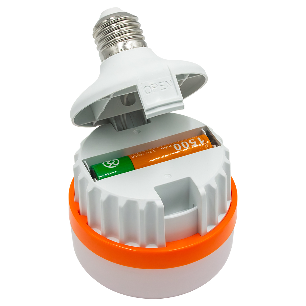White LED light-emitting disc bulb with an orange ring Specification image