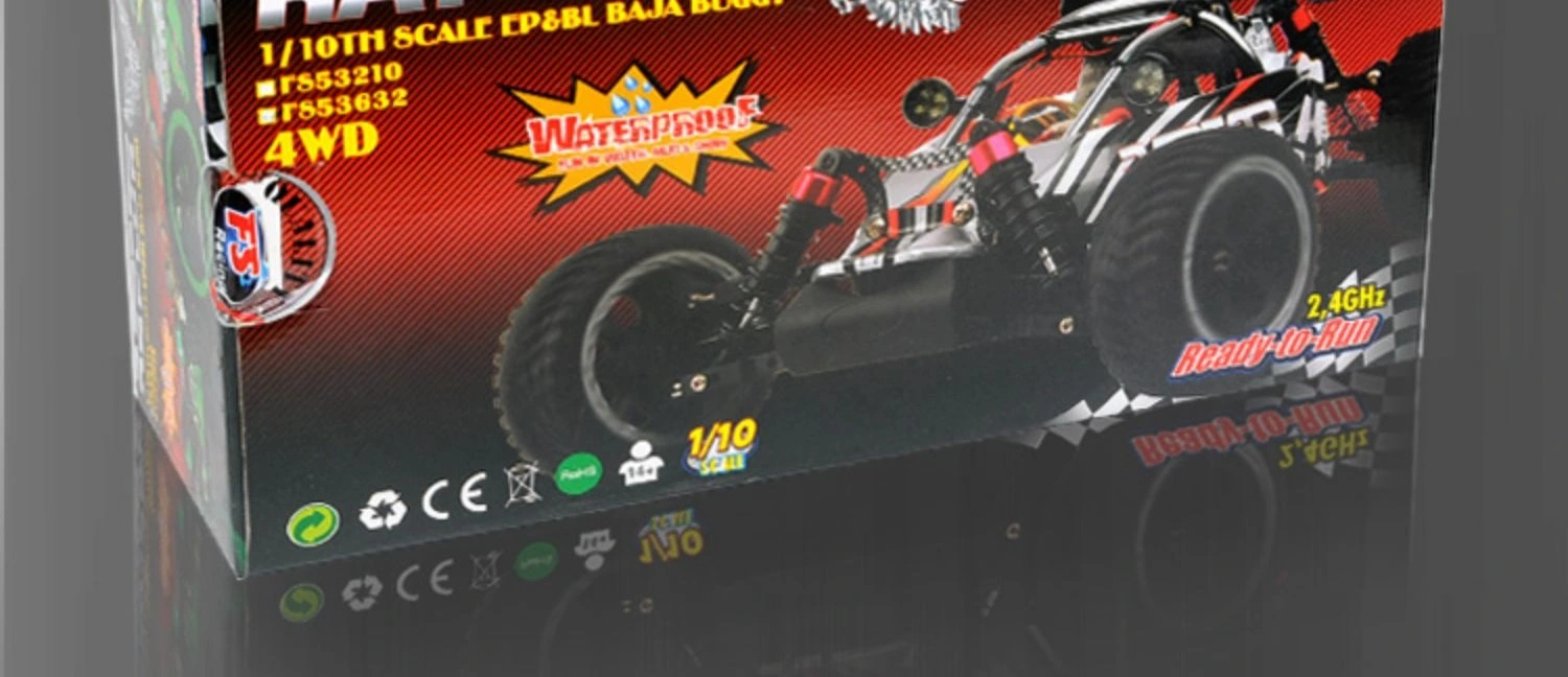 Feishen 1/10 Electric brushless off-road vehicle, four-wheel drive remote-controlled electric high-speed off-road vehicle, toy model car detail image 14