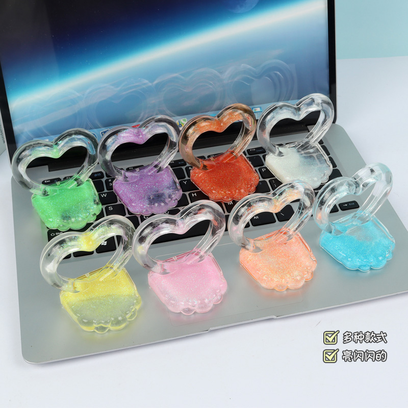 Heart-shaped flowing sand figurine Specification image