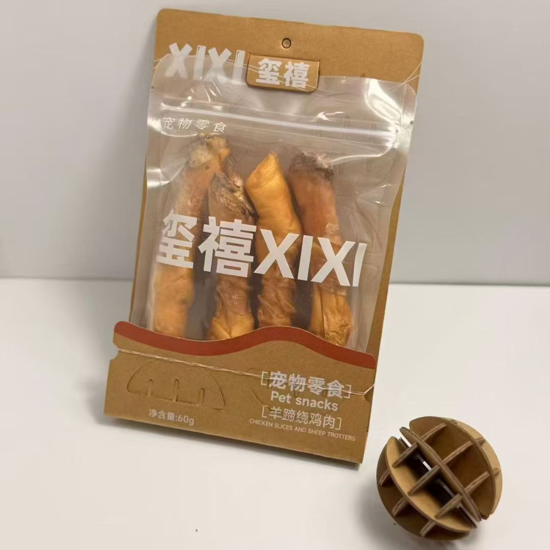 XIXI печатает, чтобы сушить домашние закуски и награждать зубочисткой куриную палочку с уткой, жабу с тонкими яйцами, жабу с тонкими яйцами и жабами из телячьего мяса, с различными вкусами, до тех пор, пока не будет доставлено 60 пакетов/групп для раздачи pic 3