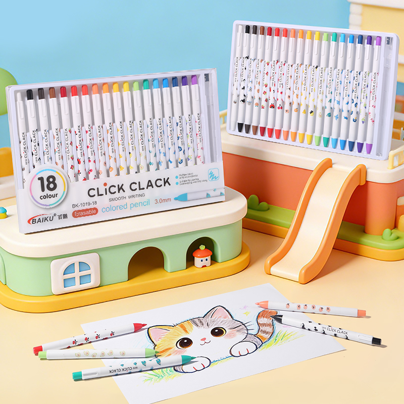 Wholesale black technology no-sharpening pencils, ink-free, eternal colored rod pencils, drawing and writing, erasable and not easy to break pencils