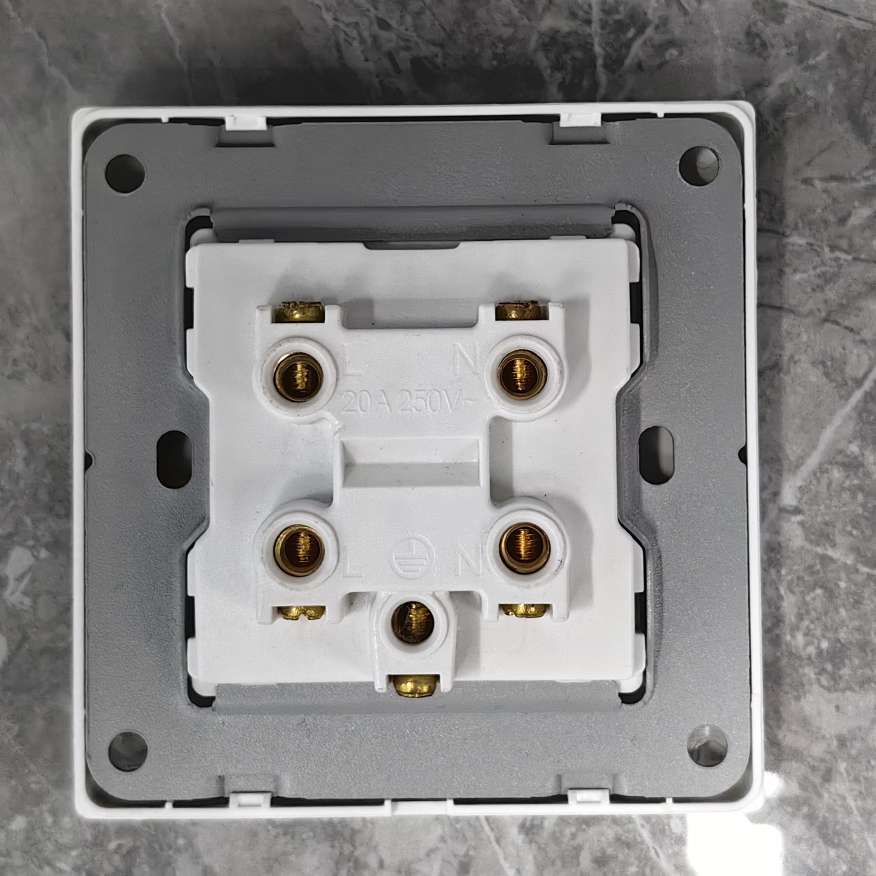 T2 White 20A wall switch for home use, simple and modern, exclusively for export Item Picture