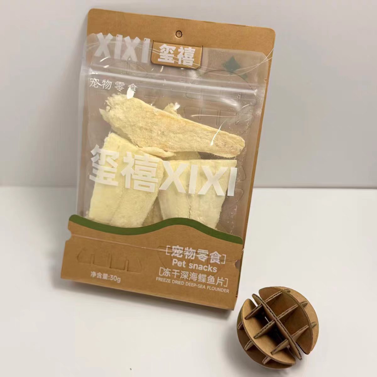 XIXI Xixi Dried Pet Snacks Training Reward Teething Sticks Chicken, duck meat, bullfrog, thin eggs, multiple flavors to choose from, 60 packs per set, on display stand, while supplies last Item Picture