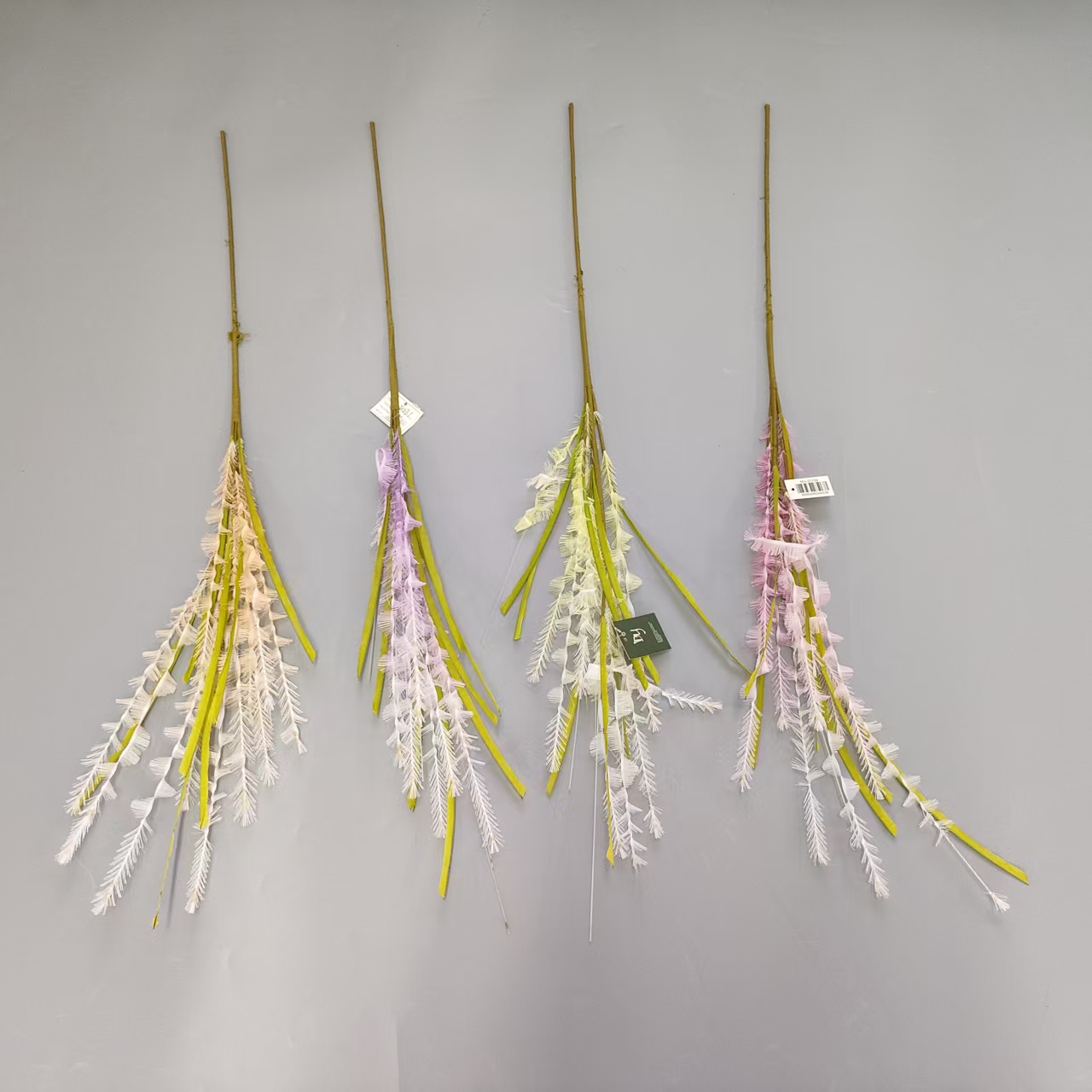 仿真花假花盆景单支节节高芦苇装饰摆件品