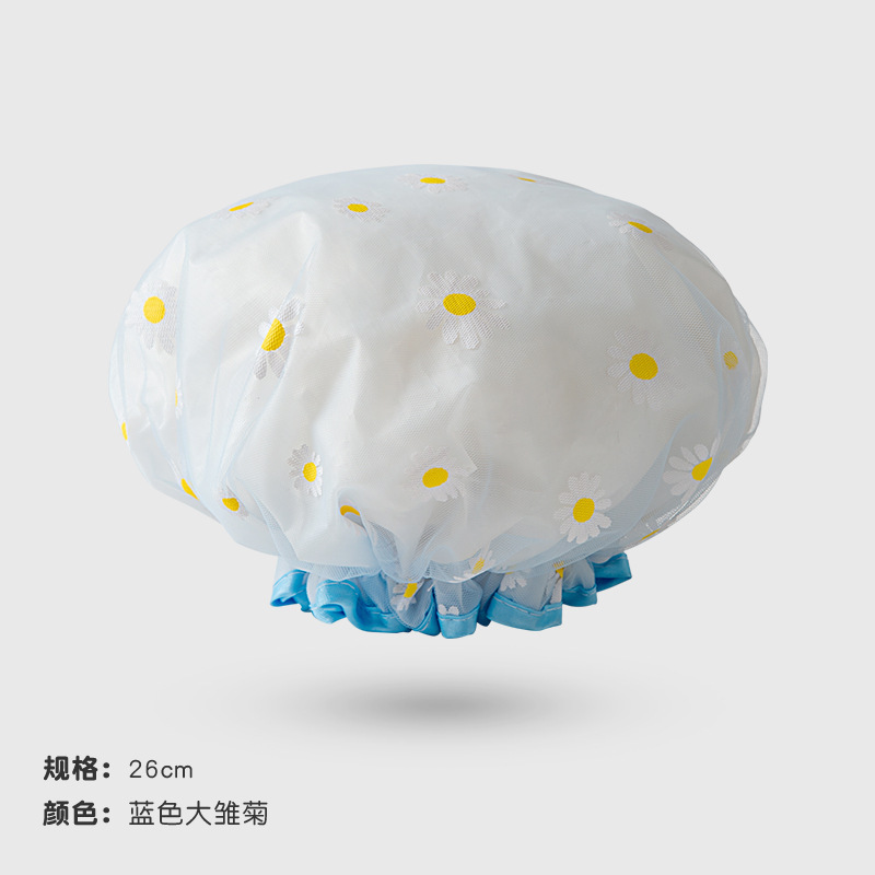淋浴篮/一次性护发套/塑料浴帽/化疗帽/浴帽白底实物图