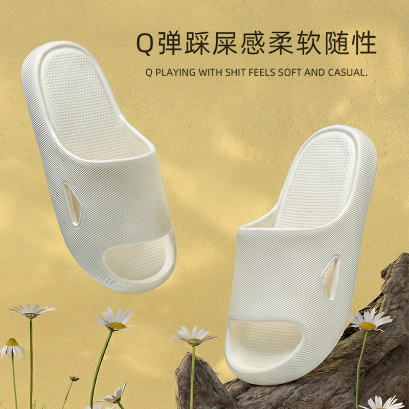 New foreign trade comfortable cooling slippers, suitable for beach and home use, soft-soled beach outdoor eva slippers, couple style wholesale Specification image