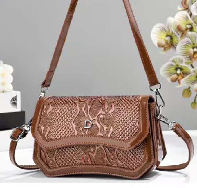 PU women's bag, women's crossbody fashionable soft leather tote bag, all-season leather bag