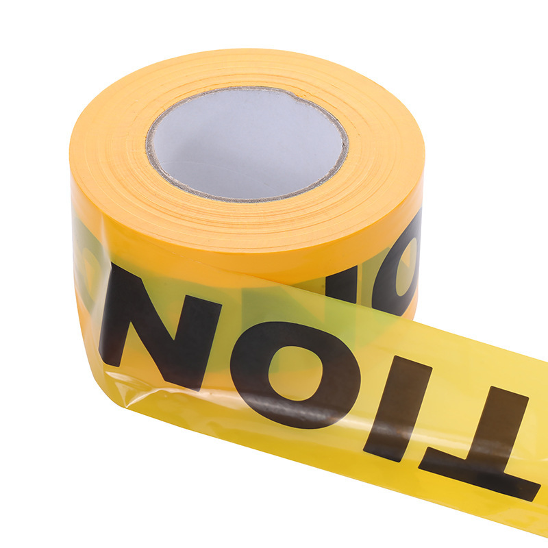 黄黑相间警示胶带 PE无胶警示带 PE WARNING TAPE WITHOUT GLUE  Application Scenario