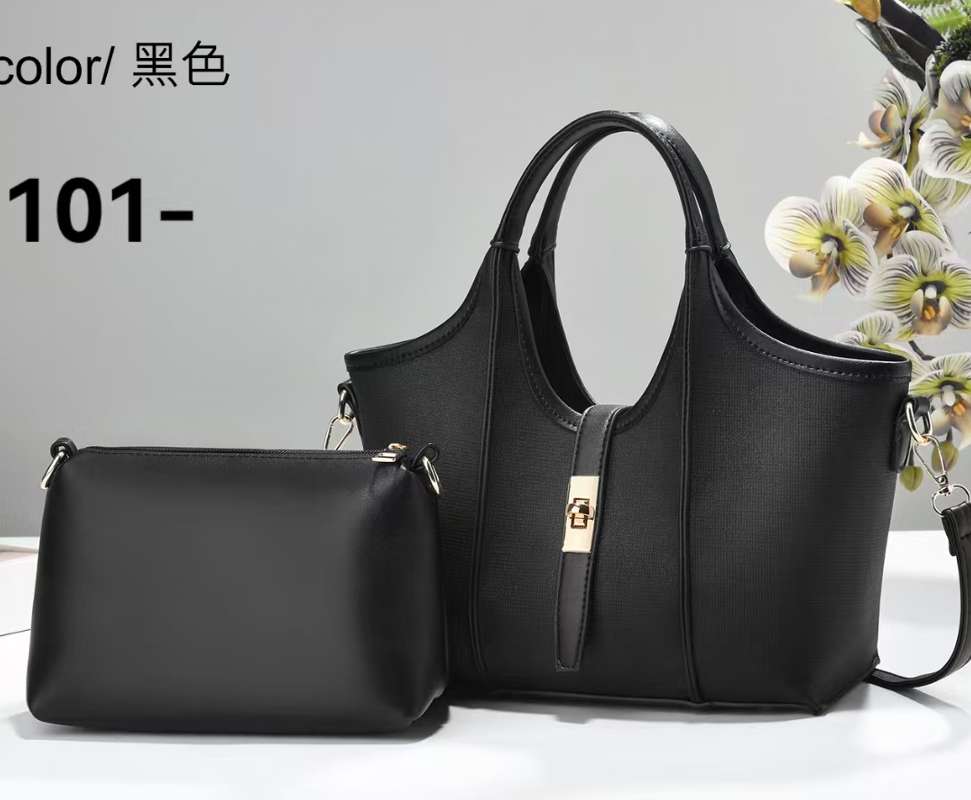 PU women's bag, soft leather crossbody tote bag, light and versatile for commuting, multi-piece set of all-season luggage for women details Picture