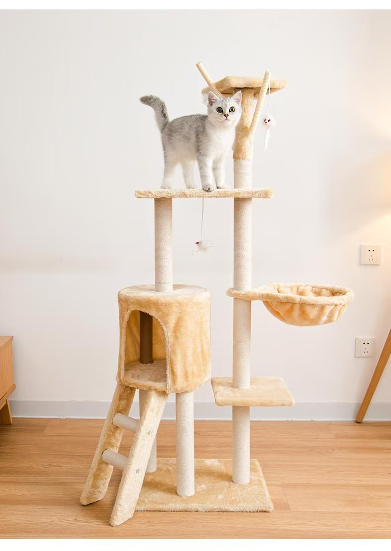 Кошачьи гнезда, кошачьи гнезда, кошачьи подставки, большие кошки, специализирующиеся на метании ножей из меченовых игрушек, продают оптом для внешней торговли кошачьих принадлежностей pic 13