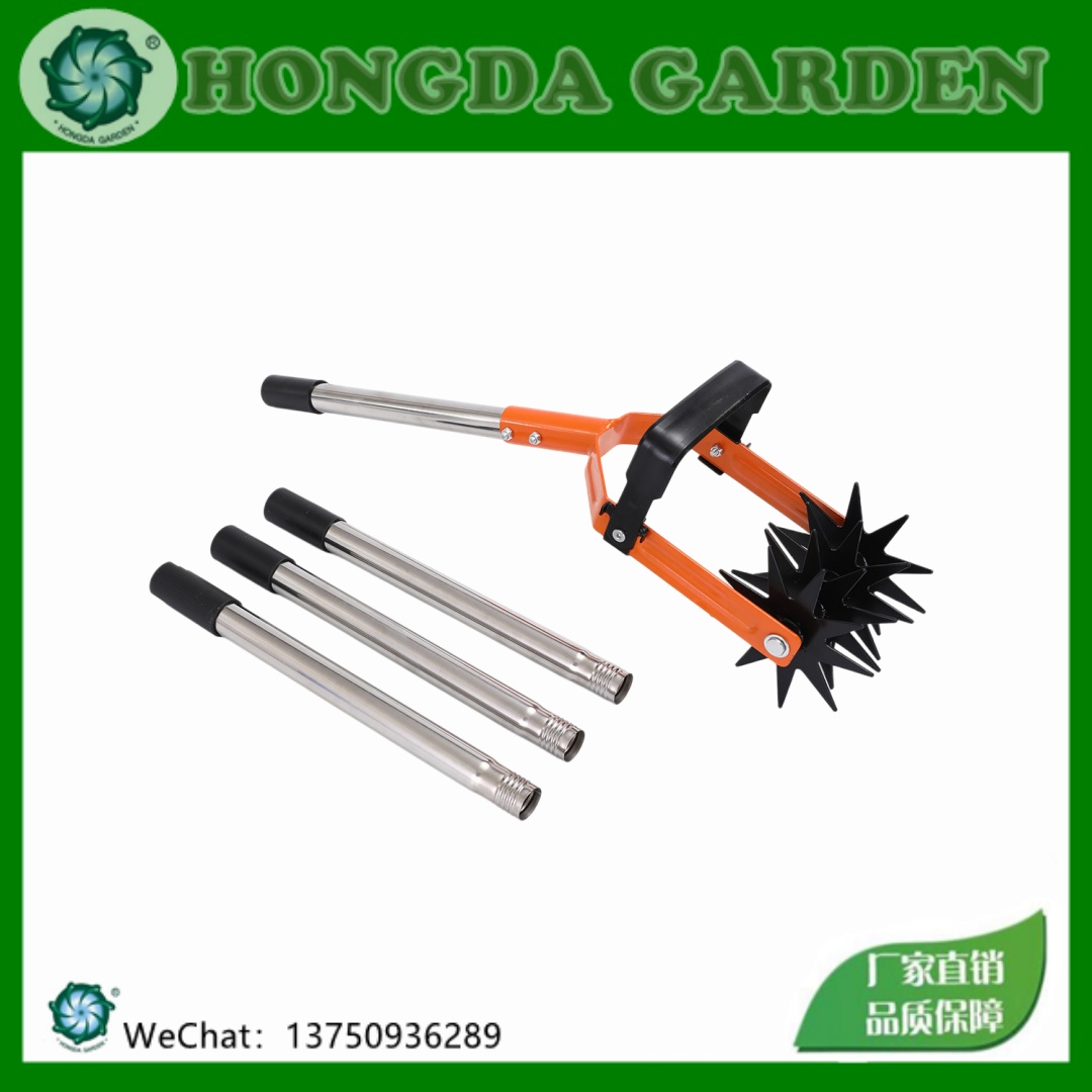 可调节旋转耕耘二合一园林工具 家用除草松土翻土开沟多功能园艺锄地农具