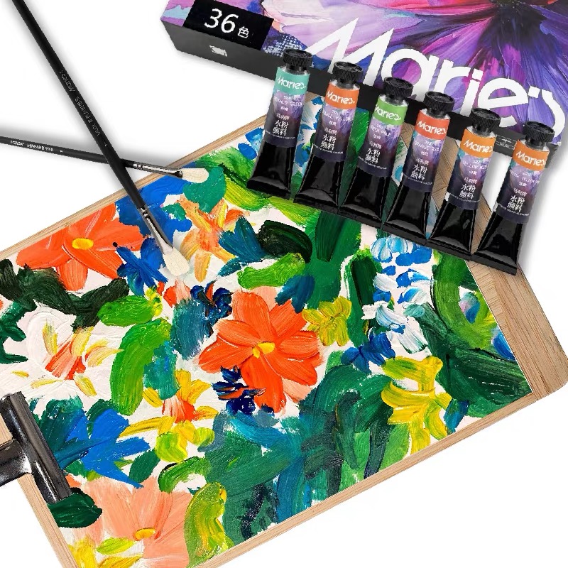 Marley Upgraded Watercolor Paints 12-color, 18-color, 24-color, 36-color professional watercolor paints for art students 12ml details Picture