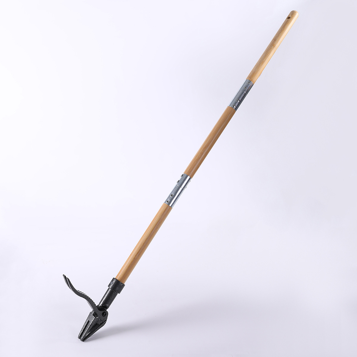 Vertical long-handled root mower, detachable multi-section assembly weeding tool, household vegetable garden manual soil loosening gardening tool Item Picture
